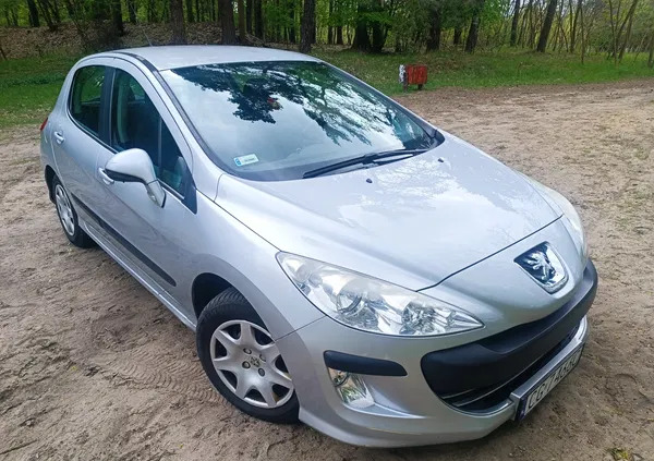 samochody osobowe Peugeot 308 cena 9500 przebieg: 163158, rok produkcji 2007 z Grudziądz